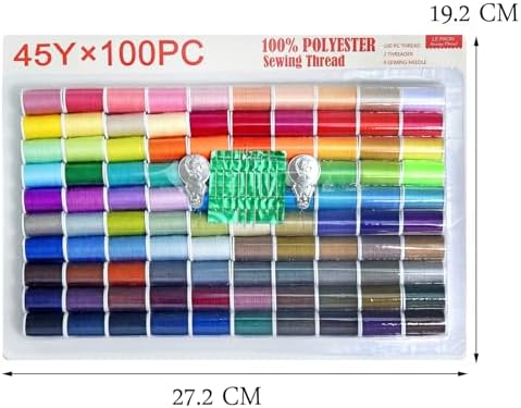 Sewing kit 100 Color Set of Handy Polyester Thread