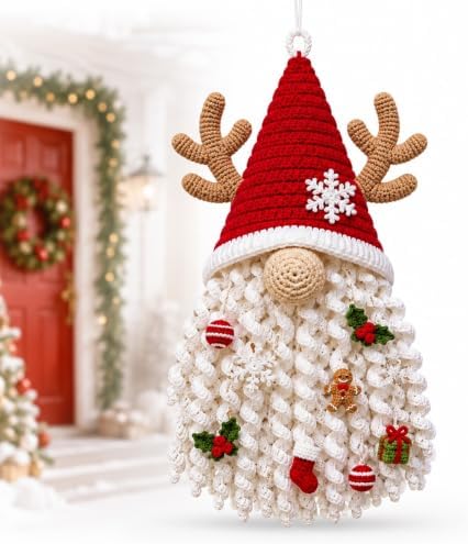 DIY Seasonal 3D Crochet Door Hanger Kit Collection, Easy Beginners