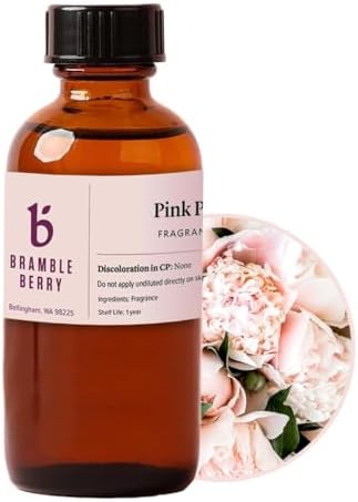 Bramble Berry Pink Peony Fragrance Oil | Pink Peony Scent for Soap Making, Candle Making, Lotion & Bath Bombs | Skin Safe, Vegan, Paraben & Phthalate Free, DIY Craft Essential
