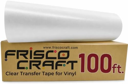 Frisco Craft C-370 Clear Transfer Tape for Vinyl 24" x 100 Feet