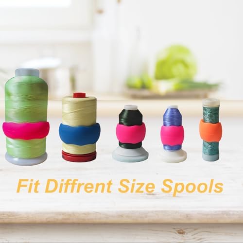 Simthread 200pcs Upgraded Thread Holder/Spool Huggers