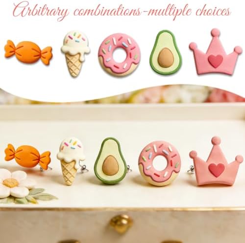 ORIGACH 22 Pcs Cute Mixed Elements Polymer Clay Cutters Set