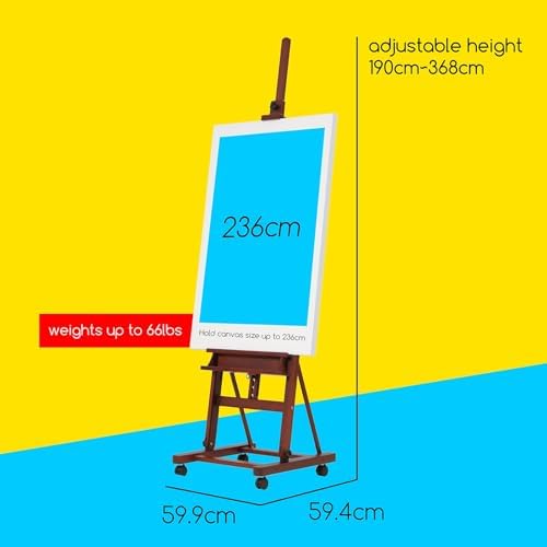 MEEDEN Adjustable H Frame Art Easel: Easel Stand for Painting and Display
