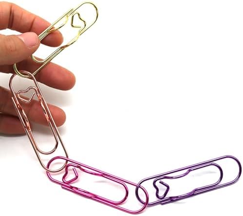 12 Pcs Cute Pen Holder Clips for Notebook, Paperclip Pen Holder