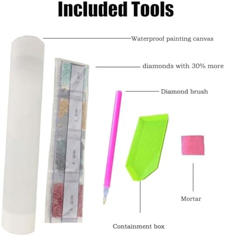 EIBEILI Diamond Art Kits for Adults-Flowers Diamond Painting Kits Wall Art