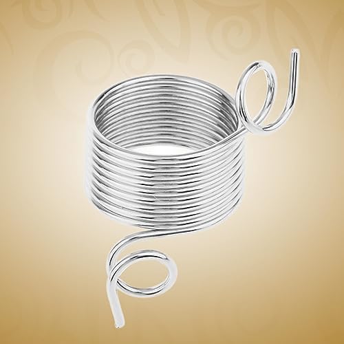 STOBOK 4pcs 19mm Stainless Steel Knitting Stoppers Yarn for Knitting Machine Crocheting