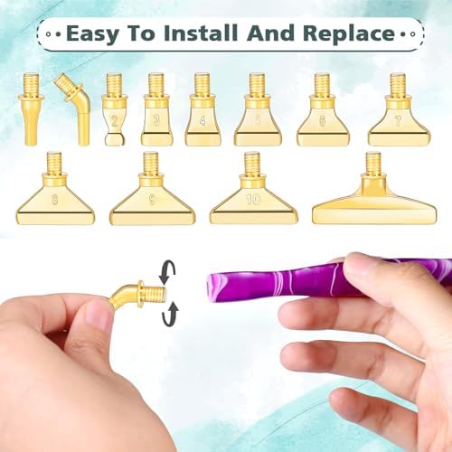 DoreenBow 21Pcs Diamond Art Tools Metal Thread Tip Diamond Art Accessories