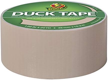 Duck Brand 283264 Color Duct Tape, Single Roll, Beige, 60 Foot