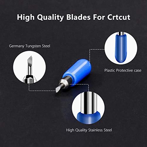 30 PCS Replacement Blades for Joy/Joy 2 and Joy Xtra Machine,Fine Point Blades Include 45° Standard Blades,30°Shallow Cutting Blades and 60° Deep Cutting Vinyl Fabric Blades