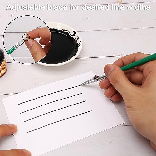 Ruling Pen for Masking Fluid, Cross Hinged Ruling Pen for Fine Line Drawing, Technical Drawing, Suitable for Use with Masking Fluid, Ink and Gouache