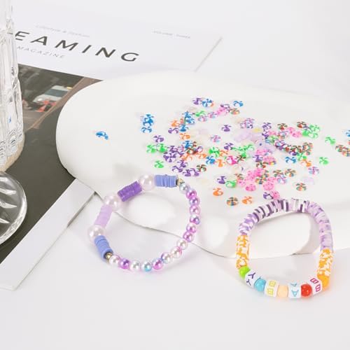 XSEINO 10000PCS Clay Beads Bracelet Making Kit,46Colors