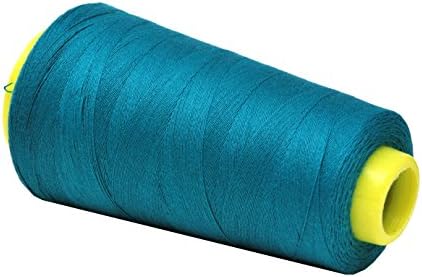 Mandala Crafts Teal Mercerized Cotton Thread Cones for Sewing Quilting