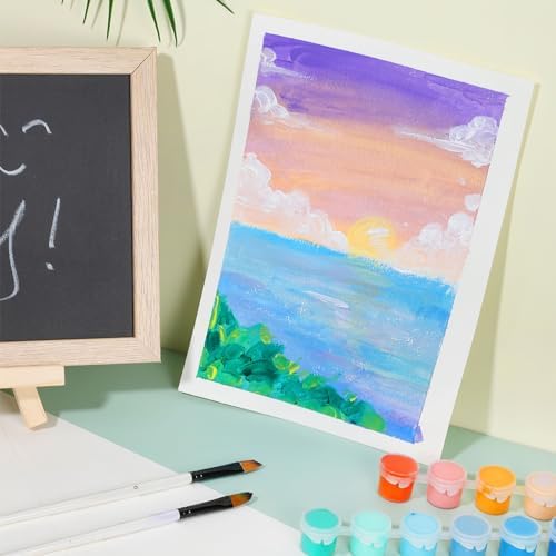 120 Sheets Watercolor Paper, 7 x 10 in, 140 Lb/300 GSM, Cold Press