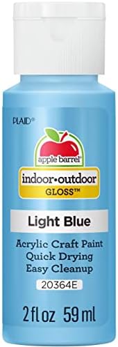 Apple Barrel Gloss Acrylic Paint in Assorted Colors (2-Ounce), 20364 Light Blue