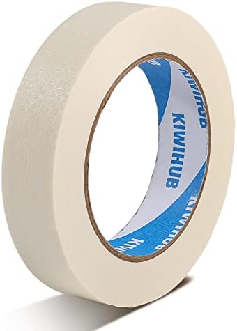 Beige White Painters Tape,1 inch x 60 Yards