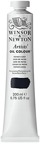 Winsor & Newton Artists' Oil Paint, 200ml Tube, Paynes Gray