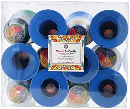 Mandala Crafts Size 92 280D T90 12 Neutral Bonded Nylon Thread, 2400 YDs