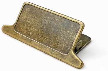 Metal Book Clip, Travelers Notebook Clip, Vintage Antique Bronze Page Holder Clamp for Journaling Planner Sketchbook Office, Decorative Retro Journal Accessory