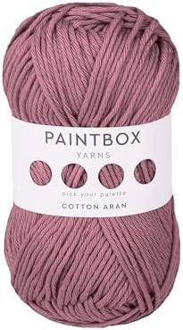 Paintbox Yarns 100% Cotton Aran Yarn 1.76oz / 50g, 93yds / 85m