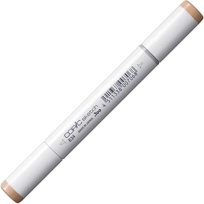 Copic Markers E34-Sketch, Orientale Update to Toast