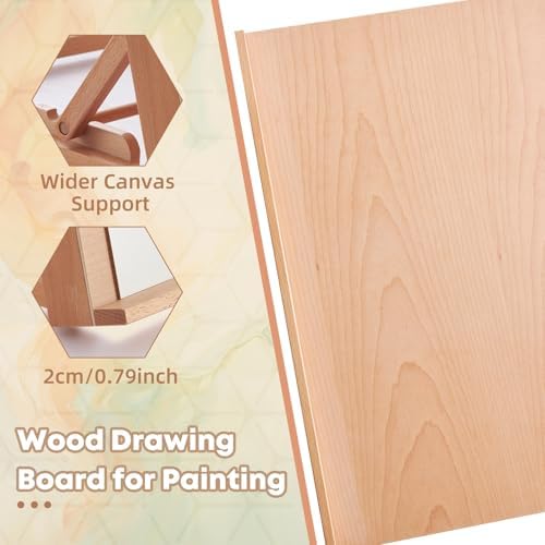 Wooden Table Top Easels for Painting A3 18.5"x14.2" Tabletop Easel