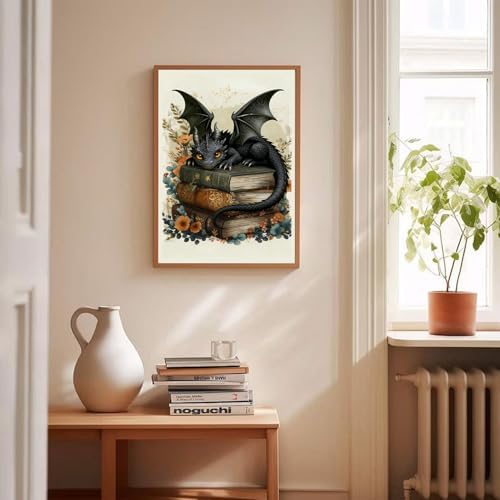 Dragon Diamond Art Kits for Adults, Diamond Painting Kit 12×16 inch