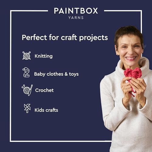 Paintbox Yarns 100% Cotton Aran Yarn 1.76oz / 50g, 93yds / 85m