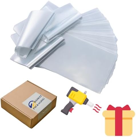 Weiwei - 200PCS 13x19 inch Odorless PVC Heat Shrink Wrap Bags 100 Gauge