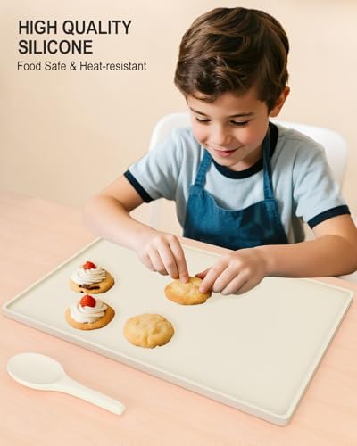 Silicone Art Mat for Crafts, 12" x 19" Waterproof Non-Slip Painting Mat