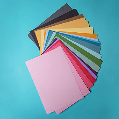 Sizzix Surfacez - Cardstock, 8 1/4" x 11 3/4", 20 Assorted Colors, 80 Sheets, 663007