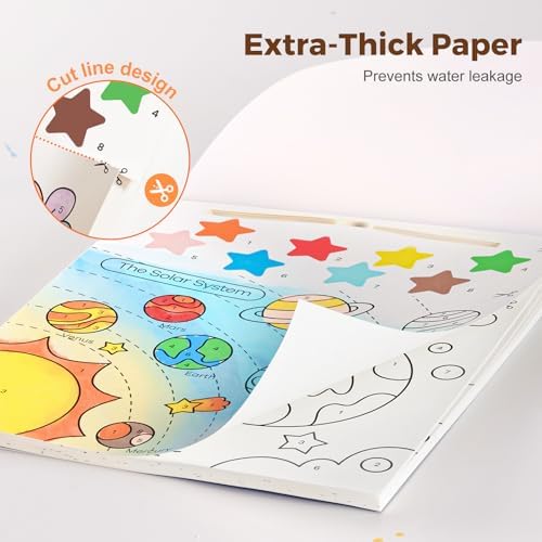 Jar Melo Paint with Water Books for Toddlers, Exploring Space