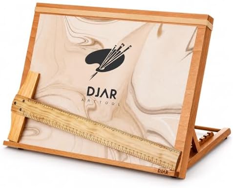 DJAR 5-Position Drafting Table for Painting,18 1/2 Inches by 14 3/10 Inches