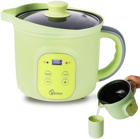 Bienslys Digital Wax Melter Pot, 1.6Qts Electric Candle & Soap Making Warmer with Adjustable Thermostat (90-300°F), Non-Stick Coating & Drip-Free Spout - for Wax Melting, Candle Making, DIY Crafts