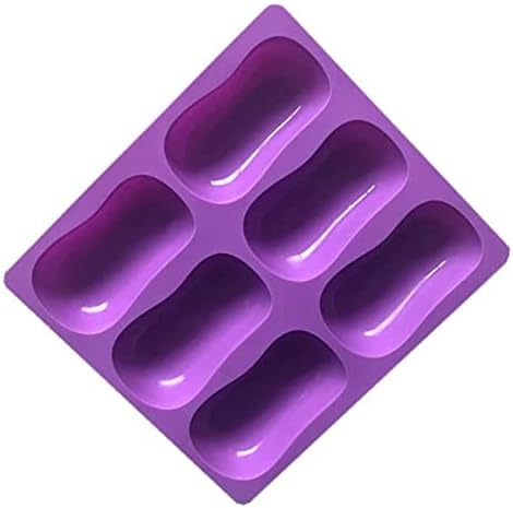 2Pcs Oval Silicone Soap Molds, Classic Oval Shaped Molds for Chocolate Jelly Candy Making
