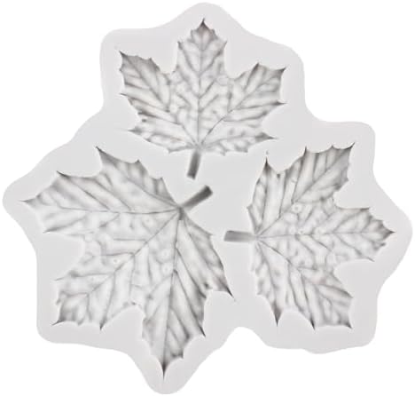 Maple Leaf Polymer Clay Mold Leaf Silicone Molds Set of 4