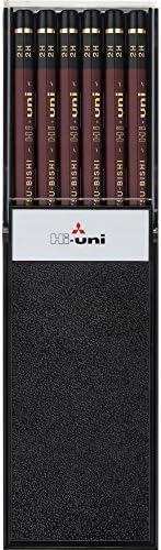 Uni Wooden Pencil, 2H, Box of 12 (HU2H)