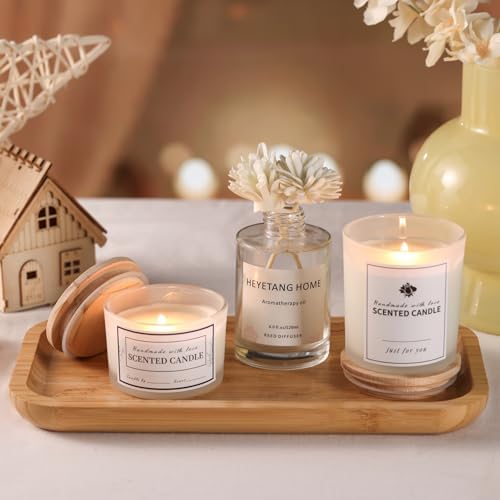 Matte White Candle Jars with Lids, 16 Pcs Containers for Making Candles