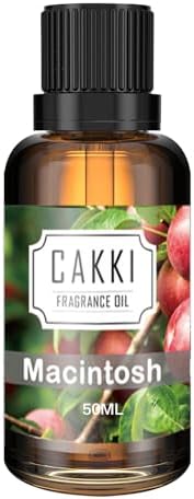 Essential Oils for Diffusers for Home, Scent-Macintosh, Single Large Size 50ml, CAKKI Fragrance Oils, for Candle Making, for Soap Making, Diffuser Oil Scents