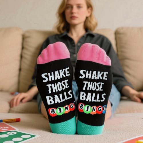 GOLIN Novelty Socks for Women - Funny Gifts for Her, Mom, Grandma and Coworker