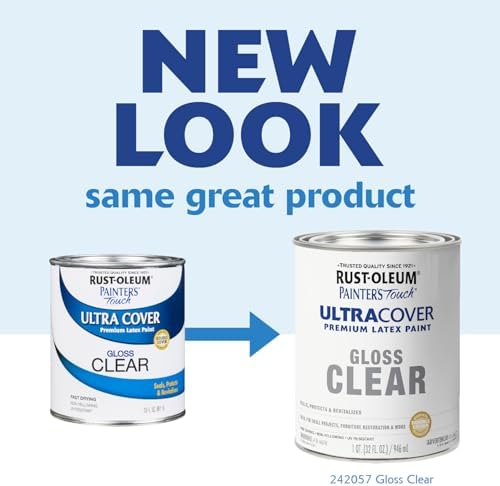 Rust-Oleum Painter's Touch Latex Brush-On Paint, Gloss Clear
