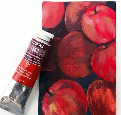 Lukas 1862 Professional German Oil Paint, Naples Yellow Light - w/Beeswax & Non-Yellowing Sunflower Oil, Short Drying Time, Smooth, Outstanding Lightfastness