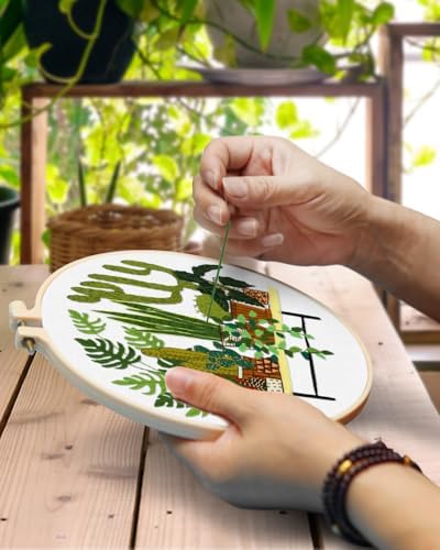 TINDTOP Embroidery Kit for Adult, Embroidery Kit for Beginners