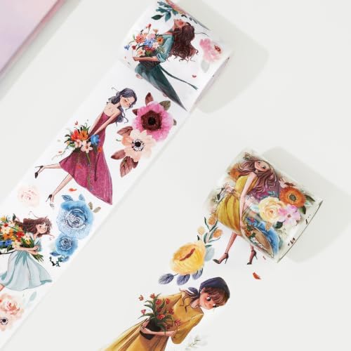 WT Pre-Cut Carefree Wide Washi Tape, 50mm x 5m, Original Designs