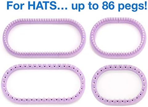 Authentic Knitting Board Adjustable Multi-Knit Loom, snap in parts, small and large gauge