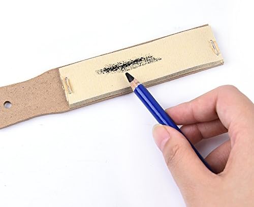 Sandpaper Sharpener - 5 Pieces Sketch Sandpaper Pencil Sharpener Lead Pointer Art Drawing Tool for Adults, Teens, Artists