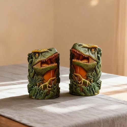 Animal Dragon Cylinder Molds Silicone Wave Spiral Candle Mold - Silicone Resin Casting Molds for Candle & Resin & Soap Craft Supplies
