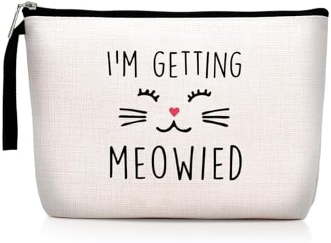 Engagement Gifts for Women Makeup Bag, Bachelorette Party Gift for Bride