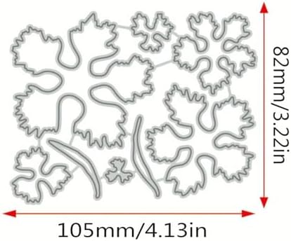 Flowers Metal Cutting Die for Scrapbooking - Cut Stencils for DIY Scrapbook Photo Album Decorative Paper Card, Card Making Supplies, Stencils & Crafting Die Cut (Pencil Shavings Flower 4.1 x 3.2 in)