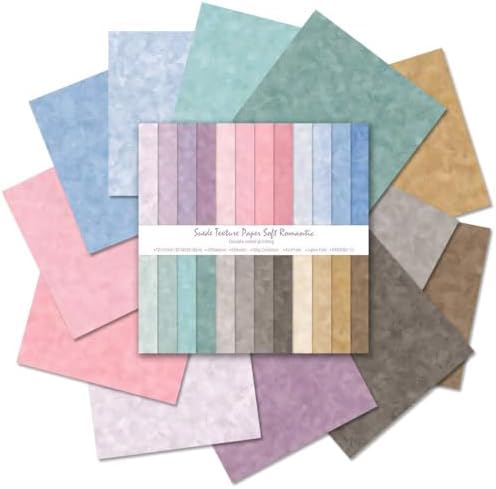 Scrapbook Paper Pack ,12x12 inch Colorful Specialty Double-Sided Patterned Decorative Craft Paper for DIY Background Card Making Photo Album