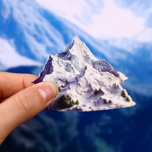 96 Pcs Realistic Mountain Nature Stickers for Junk Journaling
